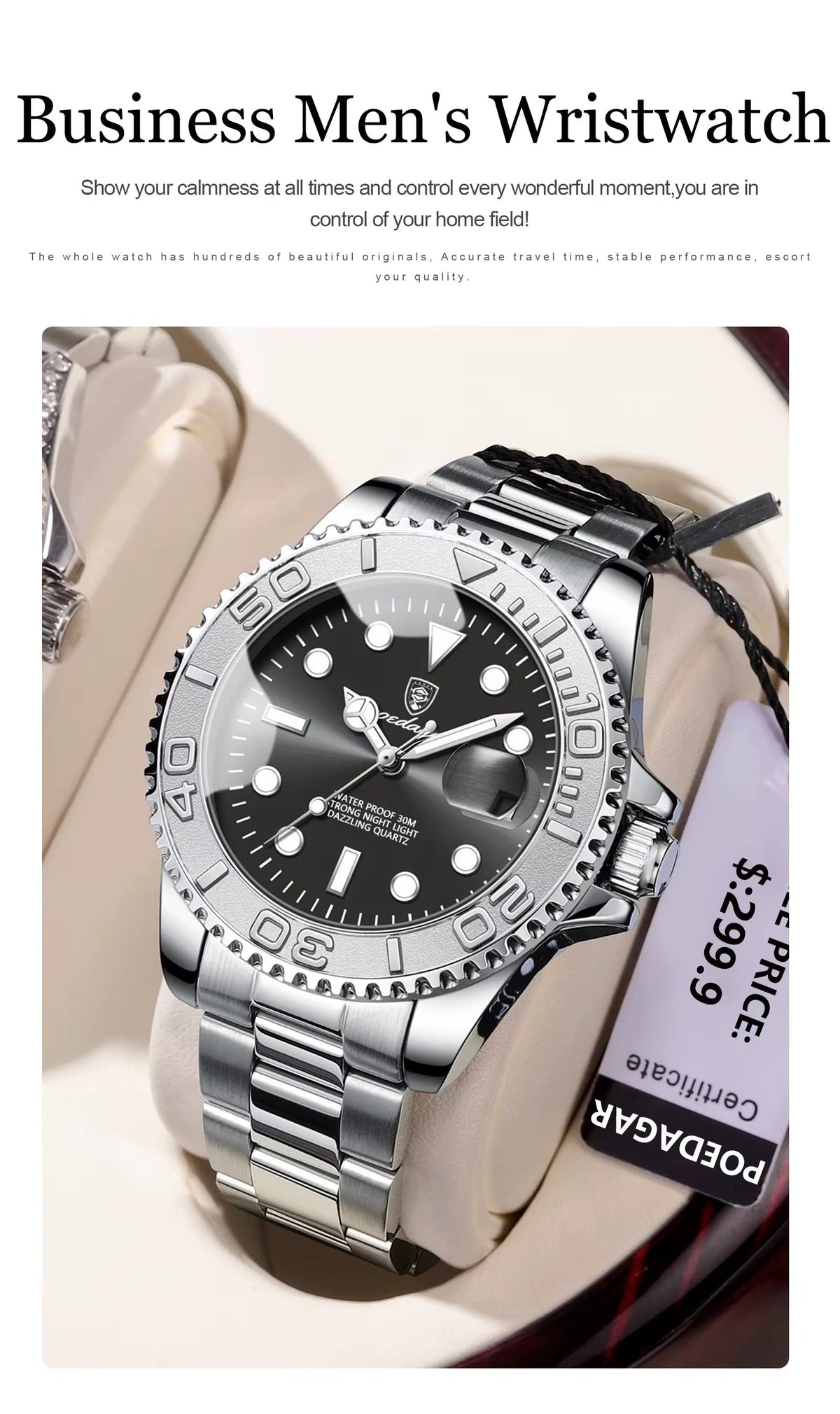 Montre-bracelet de luxe supérieure