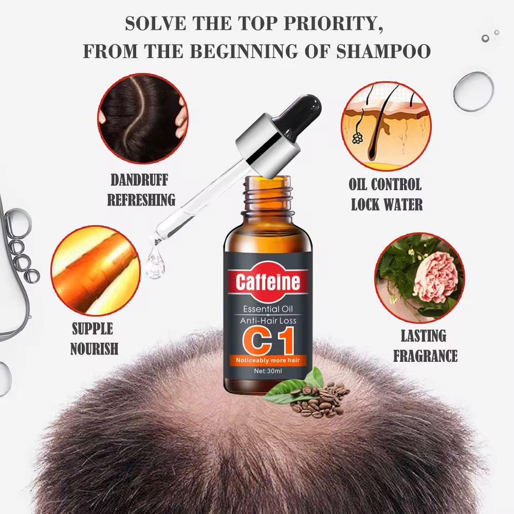 Huile de Cheveux Caféine C1
