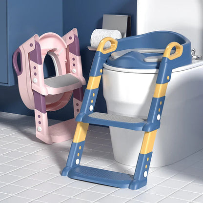 EASYSTEP™ | SIÈGE DE TOILETTE PLIABLE POUR ENFANT - 2 à 10 ans -