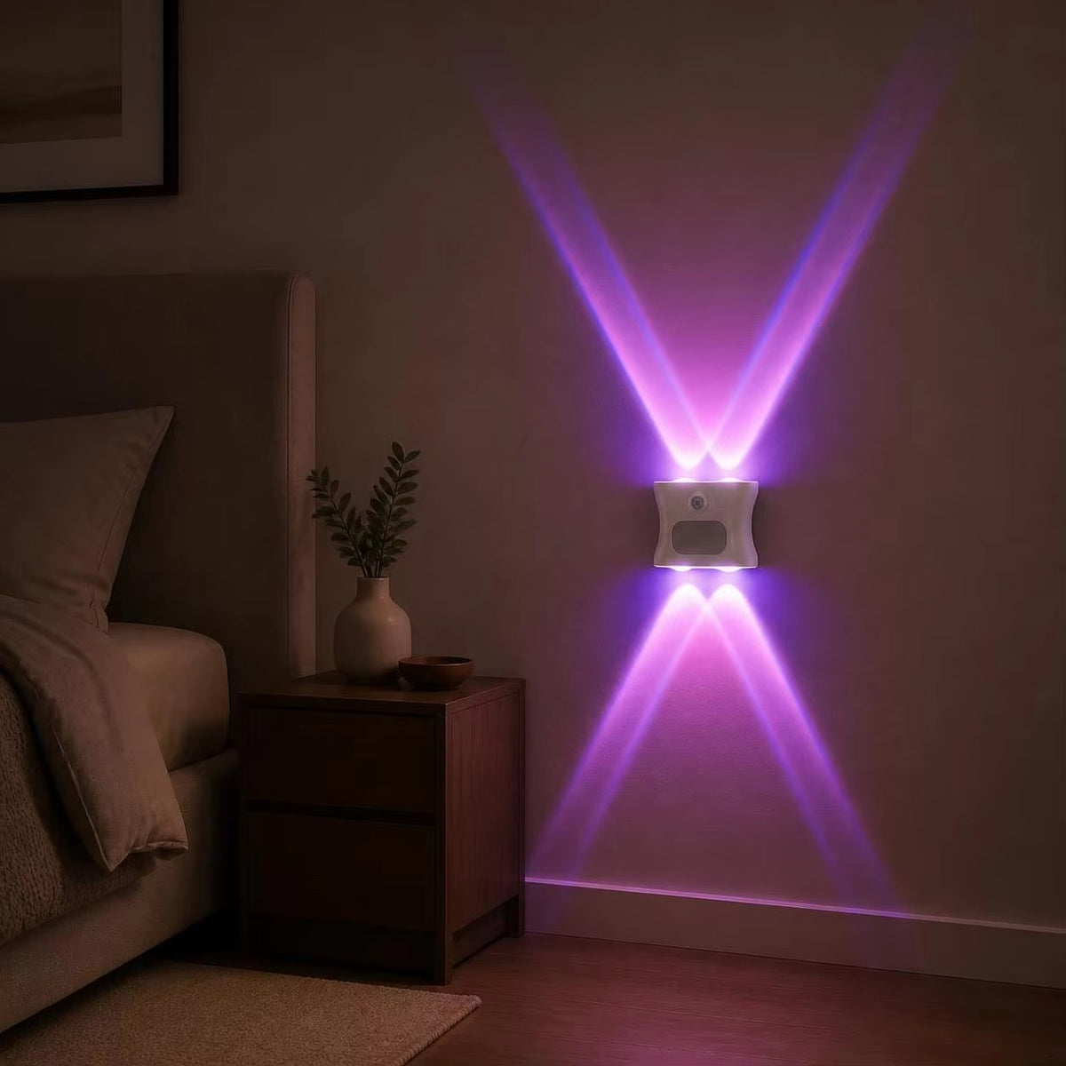 LAMPE MURALE LED À DÉTECTEUR DE MOUVEMENT