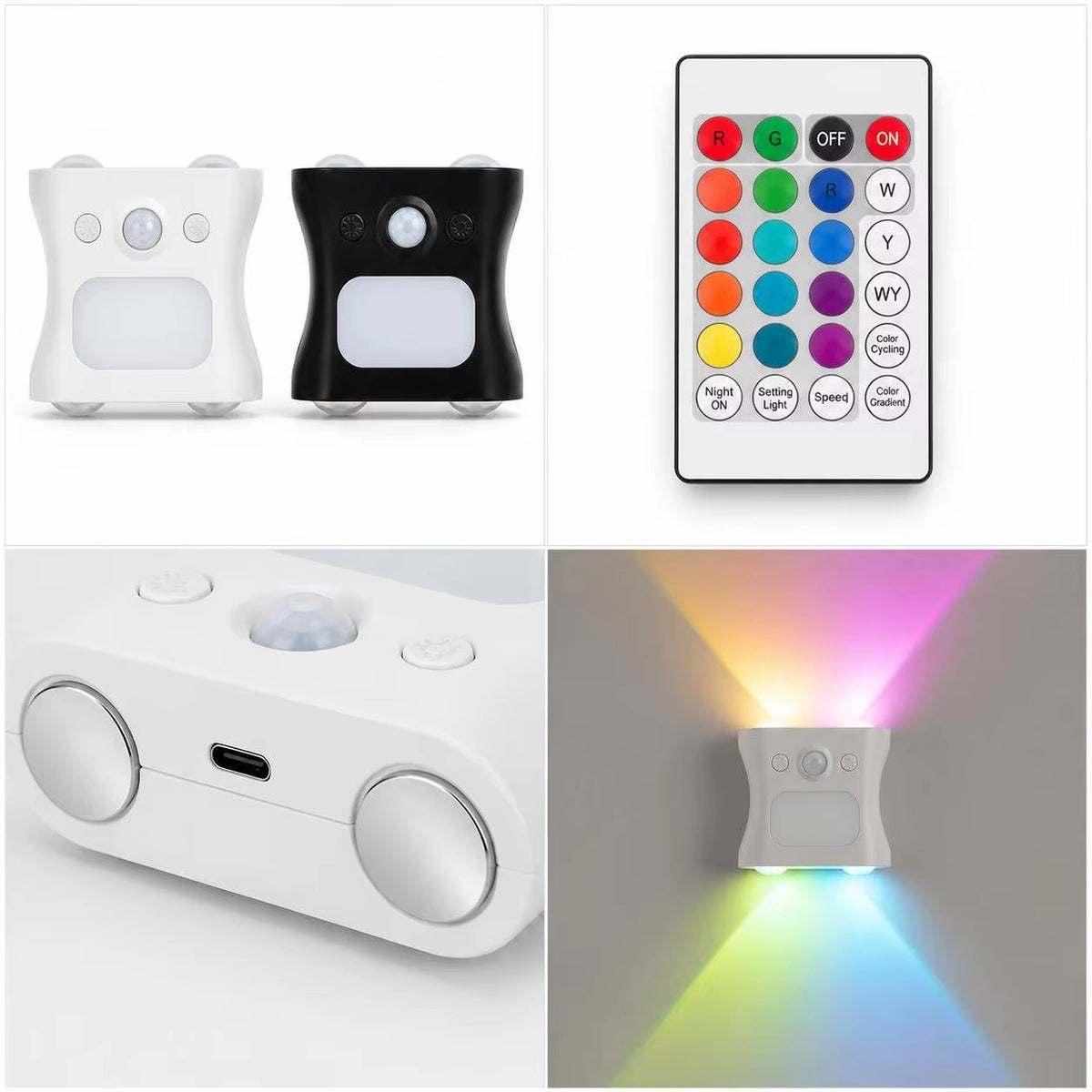 LAMPE MURALE LED À DÉTECTEUR DE MOUVEMENT