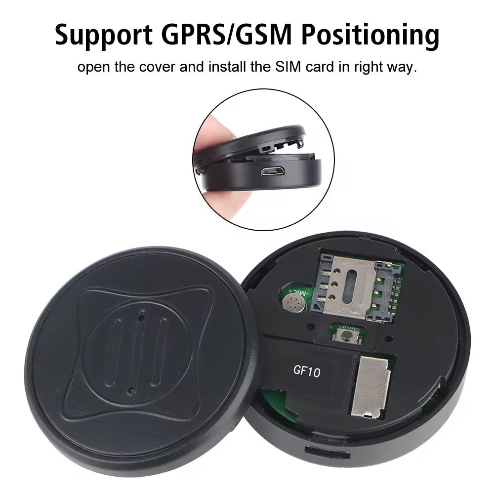 Mini Traceur GPS GF10, Localisateur de Clé Intelligent Magnétique pour Animal de Compagnie, Enfant, Personne Âgée, Moto