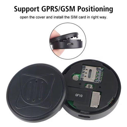 Mini Traceur GPS GF10, Localisateur de Clé Intelligent Magnétique pour Animal de Compagnie, Enfant, Personne Âgée, Moto