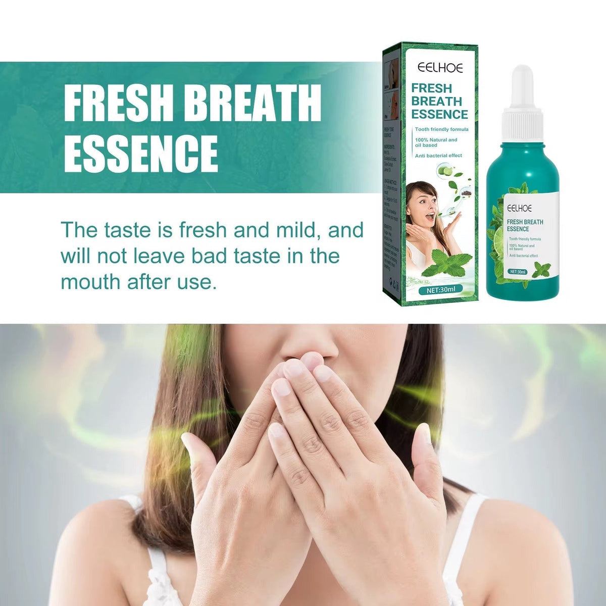 Spray Assainisseur d'Haleine à la Menthe