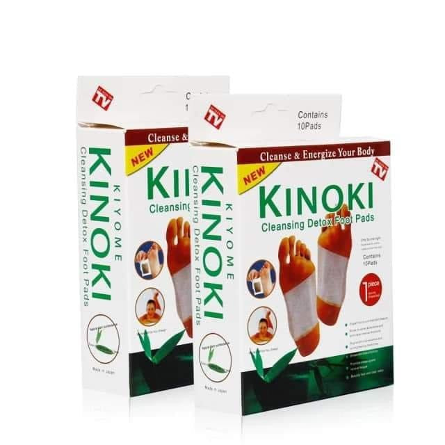 Kit de 10 patchs détoxifiant pour le corps "kinoki" (100% naturel)