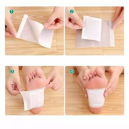 Kit de 10 patchs détoxifiant pour le corps "kinoki" (100% naturel)