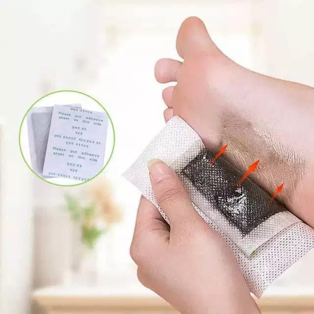 Kit de 10 patchs détoxifiant pour le corps "kinoki" (100% naturel)