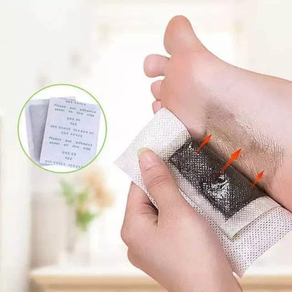 Kit de 10 patchs détoxifiant pour le corps "kinoki" (100% naturel)