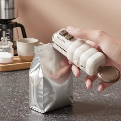 Scelleuse de sacs mini rechargeable, scelleuse thermique 3-en-1 avec ouvre-bouteille et aimant