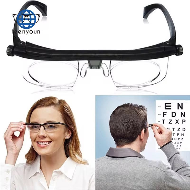 Lunettes à verres ajustables qui permettent de régler la correction visuelle sans ordonnance médicale