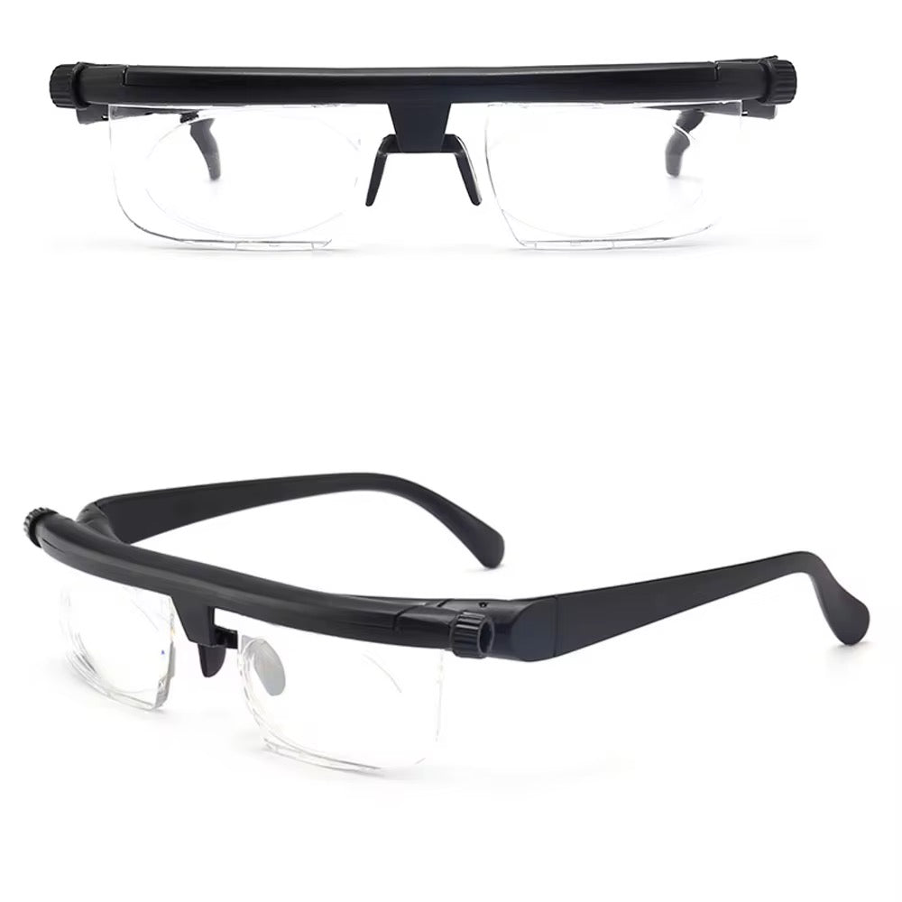 Lunettes à verres ajustables qui permettent de régler la correction visuelle sans ordonnance médicale