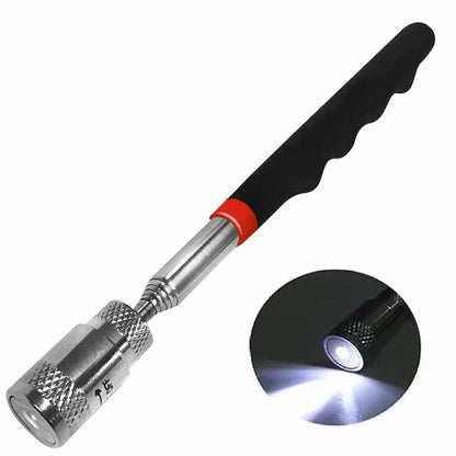 Ramasse-objets magnétique télescopique avec lampe LED intégrée