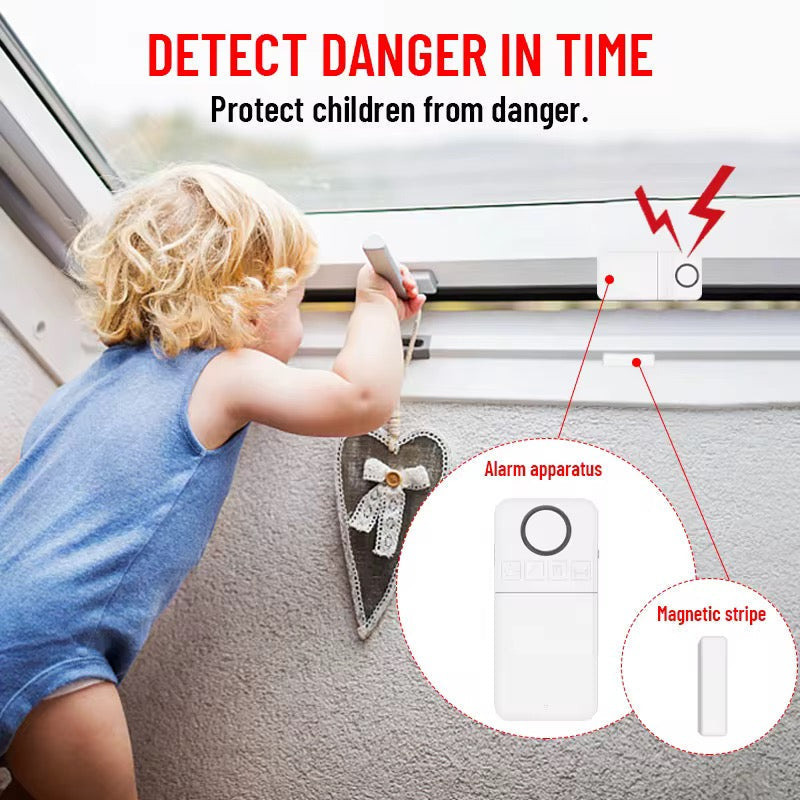 Système d'avertissement d'alarme de sécurité domestique intelligent avec capteur magnétique