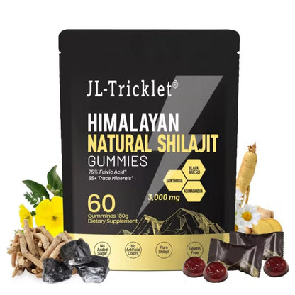 Himalayan Natural Shilajit Gummies – Énergie & Vitalité Naturelle