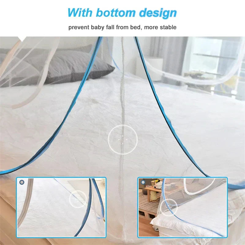 Moustiquaire pliable avec fermetures