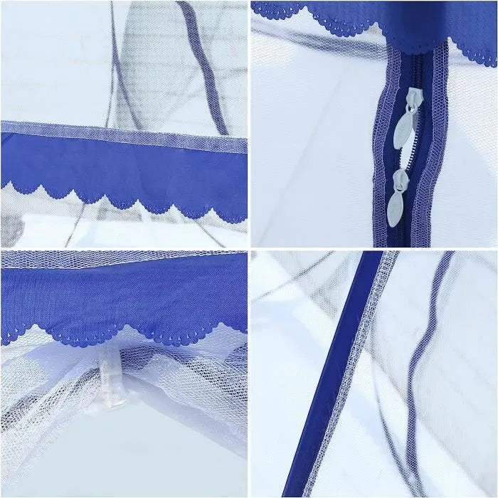 Moustiquaire pliable avec fermetures