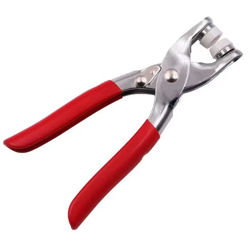 PINCE À ŒILLETS AVEC KIT D’ŒILLETS MÉTALLIQUES Sn