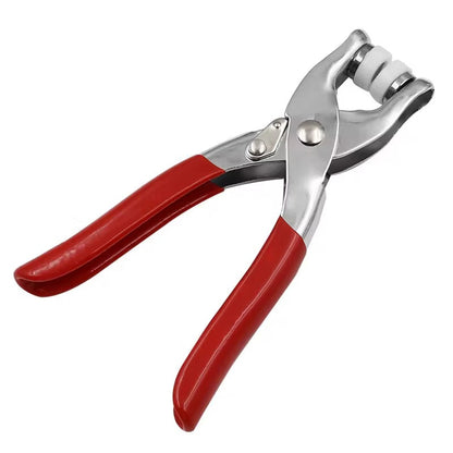 PINCE À ŒILLETS AVEC KIT D’ŒILLETS MÉTALLIQUES Sn