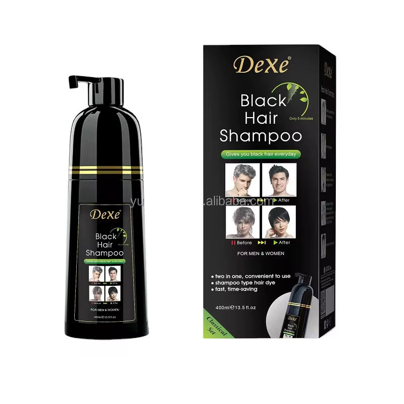 Shampooing d'huile pour éliminer les cheveux et barbes blanche