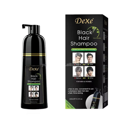 Shampooing d'huile pour éliminer les cheveux et barbes blanche