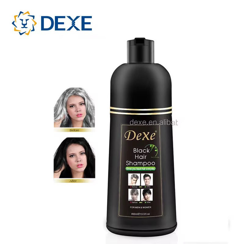 Shampooing d'huile pour éliminer les cheveux et barbes blanche