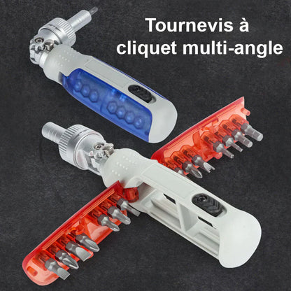 Tournevis Multifonction à Cliquet