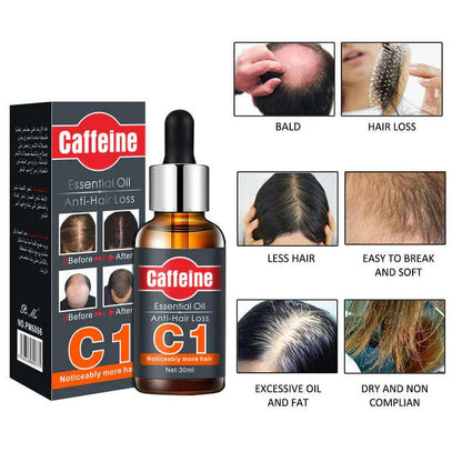 Huile de Cheveux Caféine C1