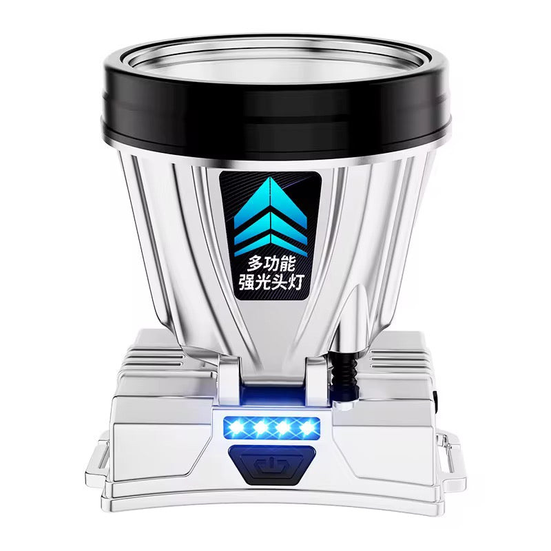 Lampe Frontale Ultra-Lumineuse Rechargeable à Haute Puissance