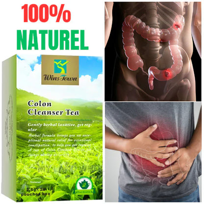 Thé nettoyant du côlon pour la Constipation Chronique, Colopathie Fonctionnelle