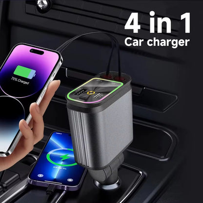 FlexCharge™ – Le Chargeur Rétractable Ultra-Rapide 🚀⚡