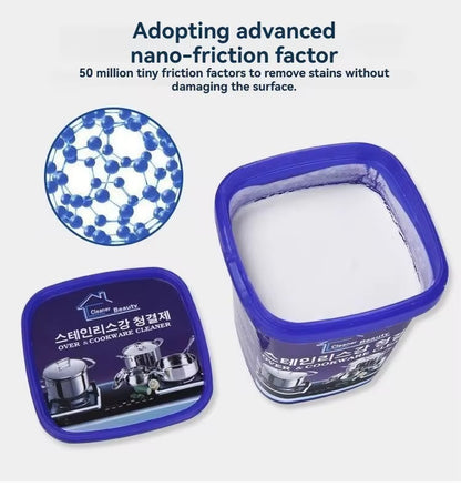 Pâte Nettoyante Multi-Usage pour Inox et Ustensiles de Cuisine