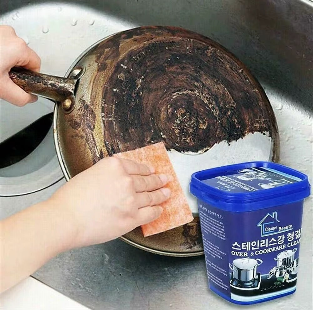 Pâte Nettoyante Multi-Usage pour Inox et Ustensiles de Cuisine