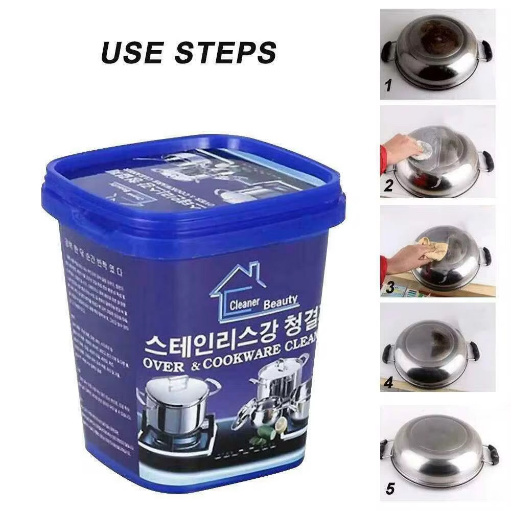 Pâte Nettoyante Multi-Usage pour Inox et Ustensiles de Cuisine