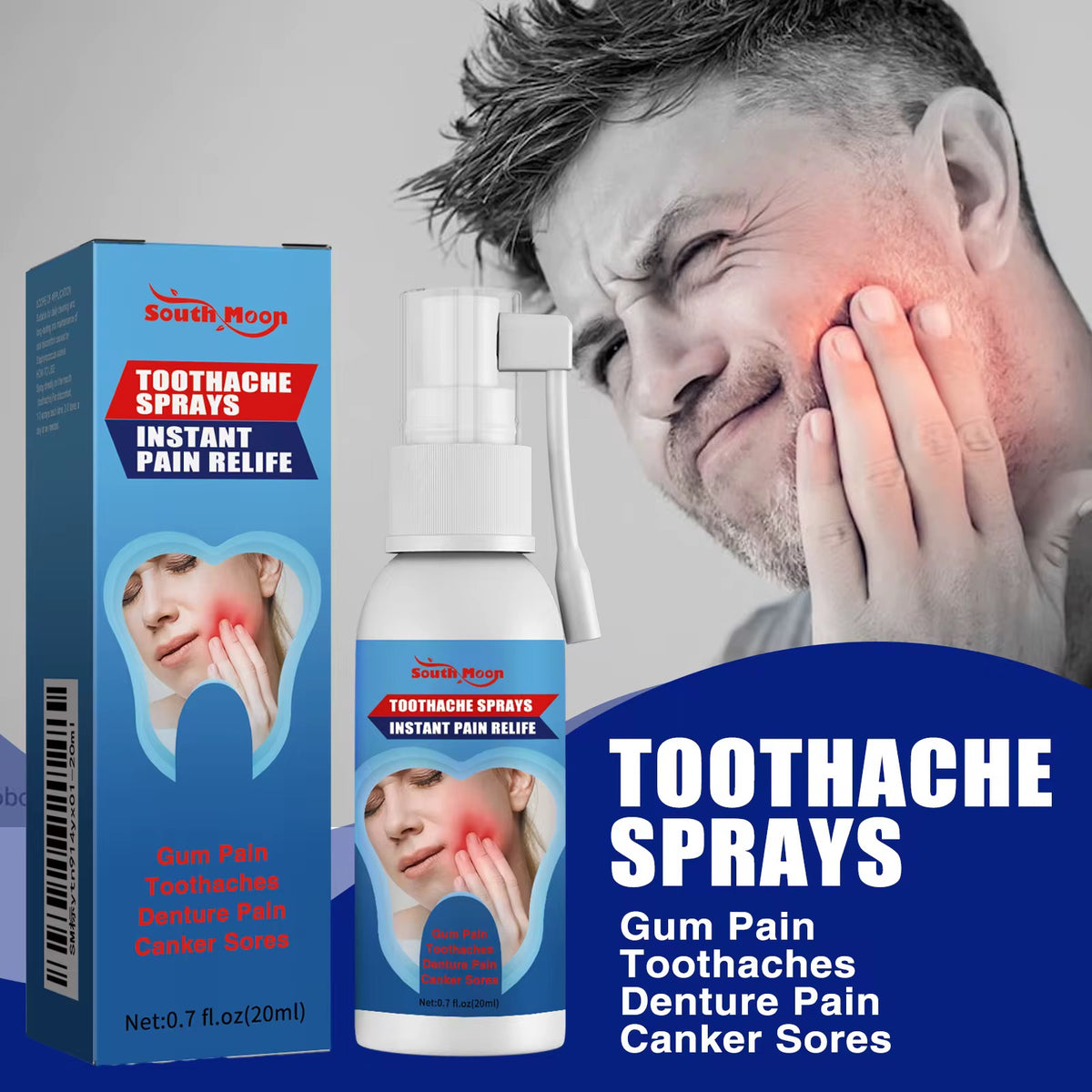 Spray Anti-Douleur Dentaire Express — Soulagement en Quelques Secondes