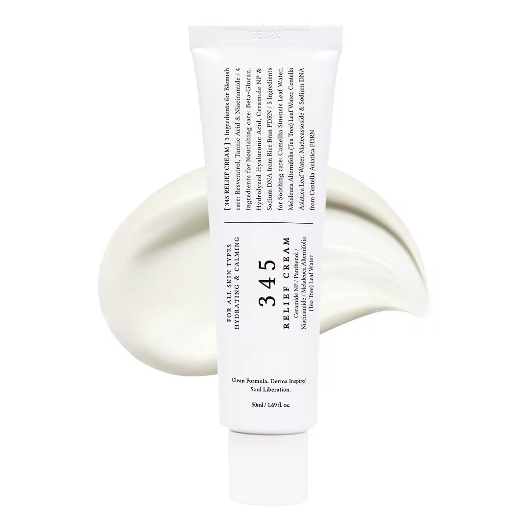 Crème Réparatrice 345 – Hydratation & Soin Intensif du Visage