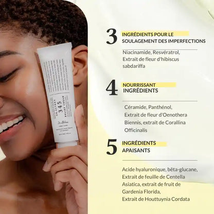 Crème Réparatrice 345 – Hydratation & Soin Intensif du Visage