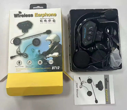Kit Oreillette Bluetooth Pour Casque de Moto