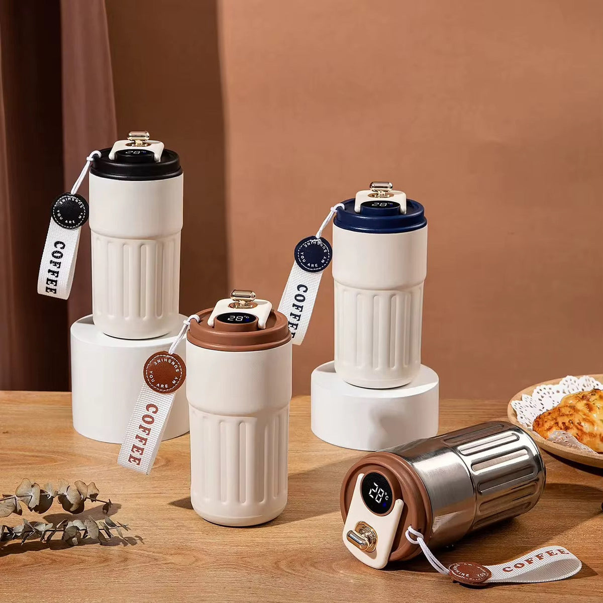 Thermos avec Affichage intelligent en acier inoxydable