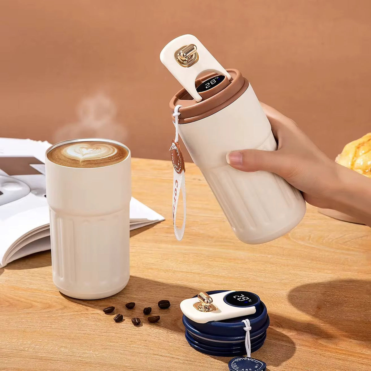 Thermos avec Affichage intelligent en acier inoxydable