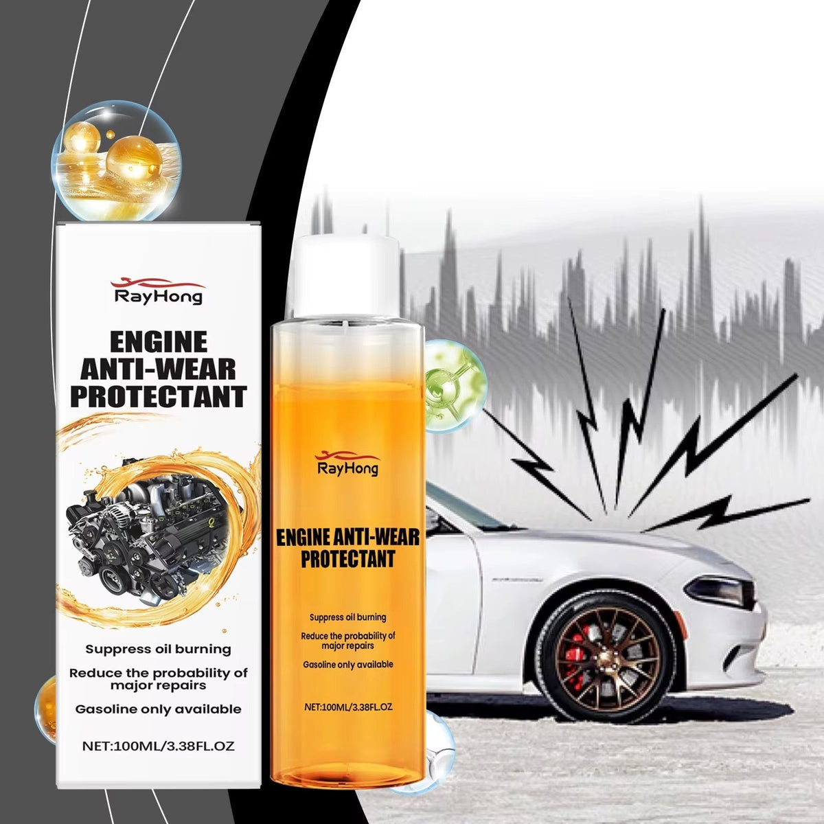 Protecteur anti-usure moteur très efficace pour les moteurs et voitures