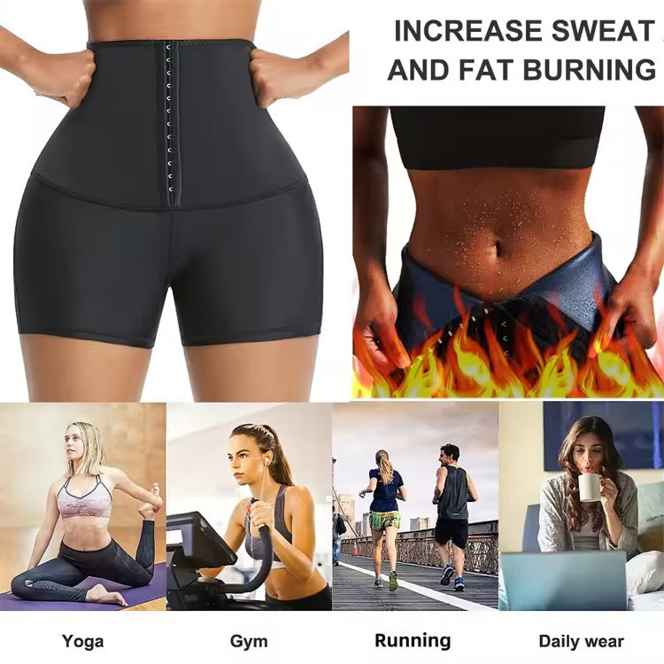 Short amincissant sauna-degraisseur de ventre & reparateur de silhouette