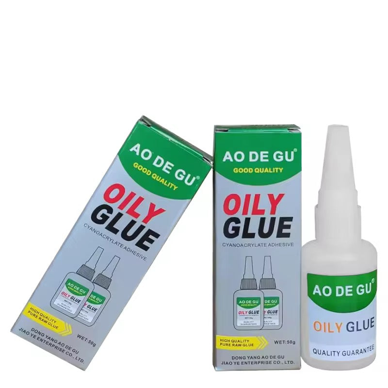 DEUX (2) OILY GLUE – LA SOLUTION DÉFINITIVE POUR COLLER ET RÉPARER TOUT EN QUELQUES SECONDES