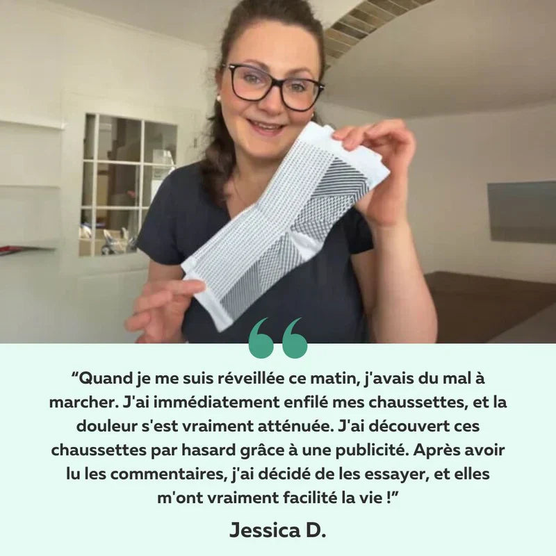 Chaussettes Thérapeutique Anti-Douleur - Soulagement immédiat des pieds et jambe fatigué