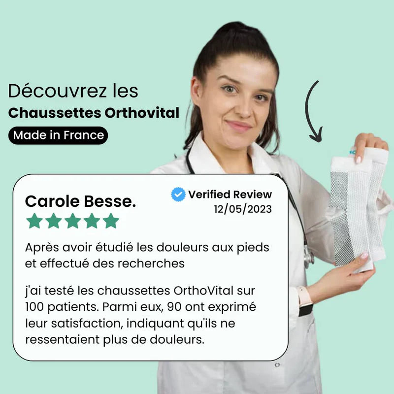 Chaussettes Thérapeutique Anti-Douleur - Soulagement immédiat des pieds et jambe fatigué