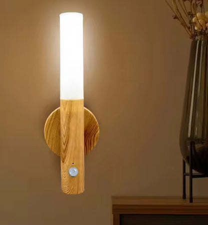 Veilleuse à Détecteur de Mouvement Magnétique Sans Fil LED Intelligente Rechargeable Murale Portable pour Escaliers Intérieurs Chambres et Couloirs
