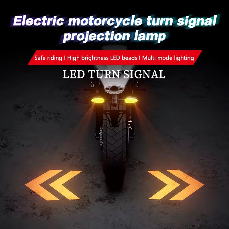 Clignotant LED pour Moto avec Projection au Sol BN