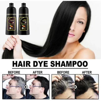 Shampooing d'huile pour éliminer les cheveux et barbes blanche 500ml (demi litre)