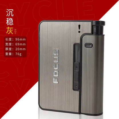 Briquet multifonctions Focus avec rangement intégré pour cigarette électronique ou pod jetable