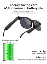 Lunettes audio, permettent de passer des appels et d'écouter de la musique
